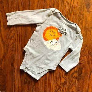 Old Navy Long Sleeve Graphic Onesie